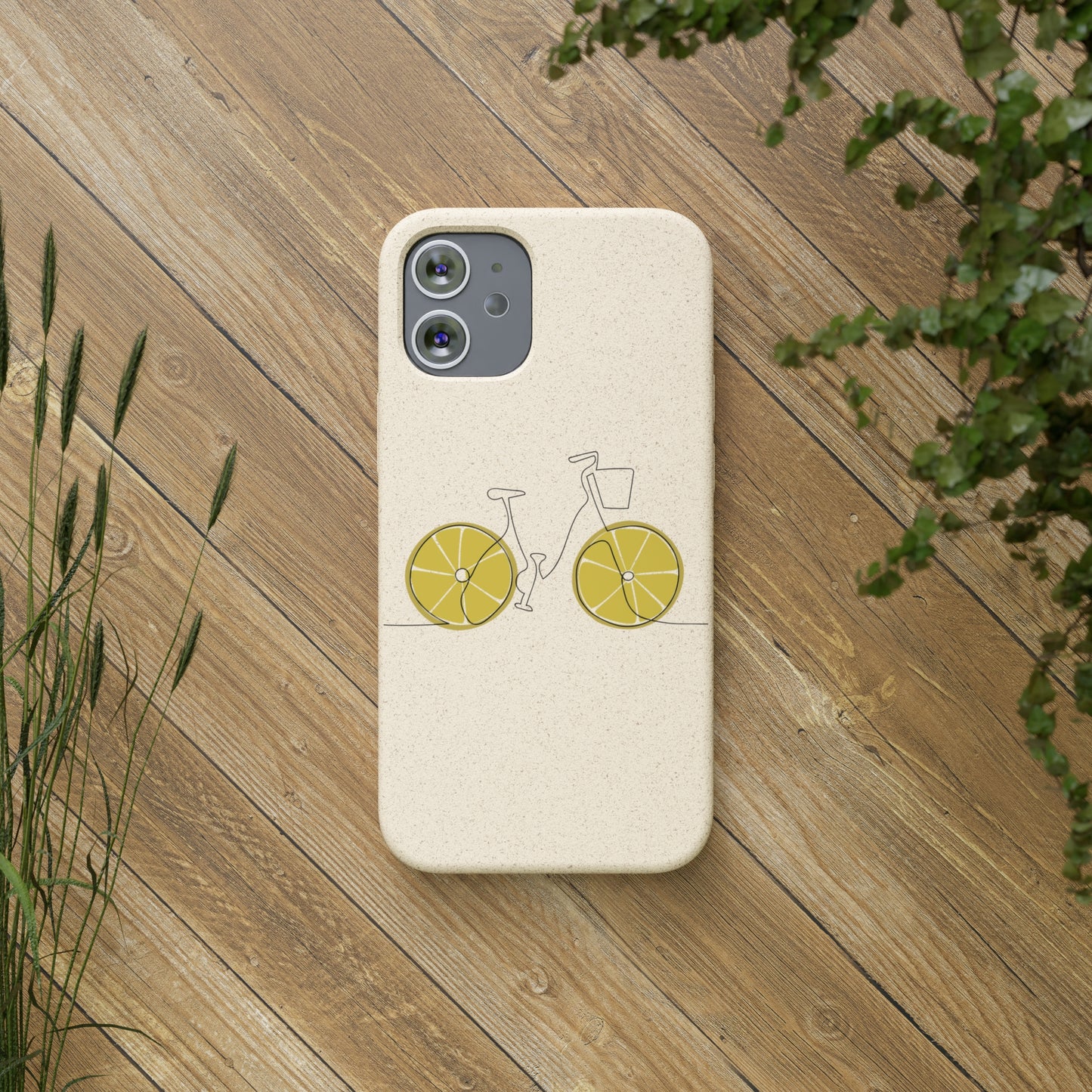 Phone Case, Biodegradable, Pedal Bike