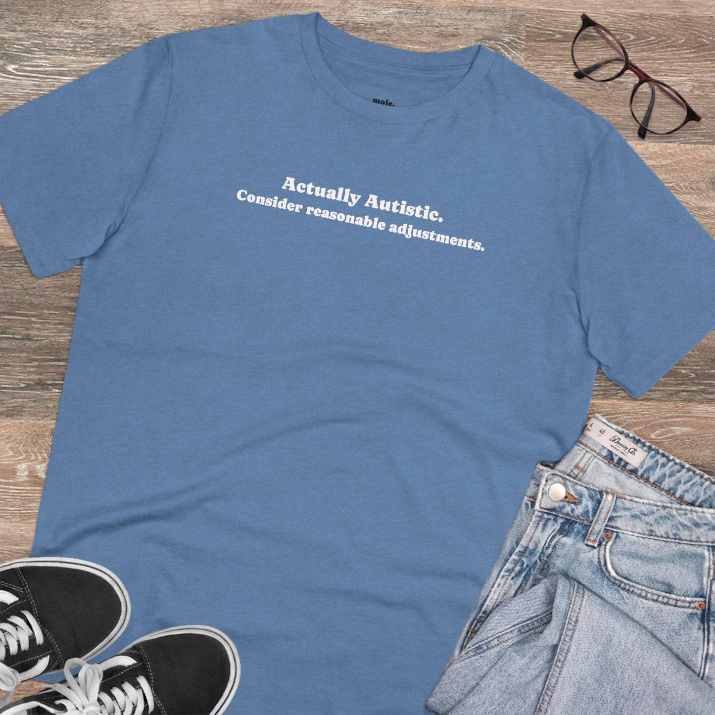 T-Shirt, Organic, Unisex, Actually Autistic