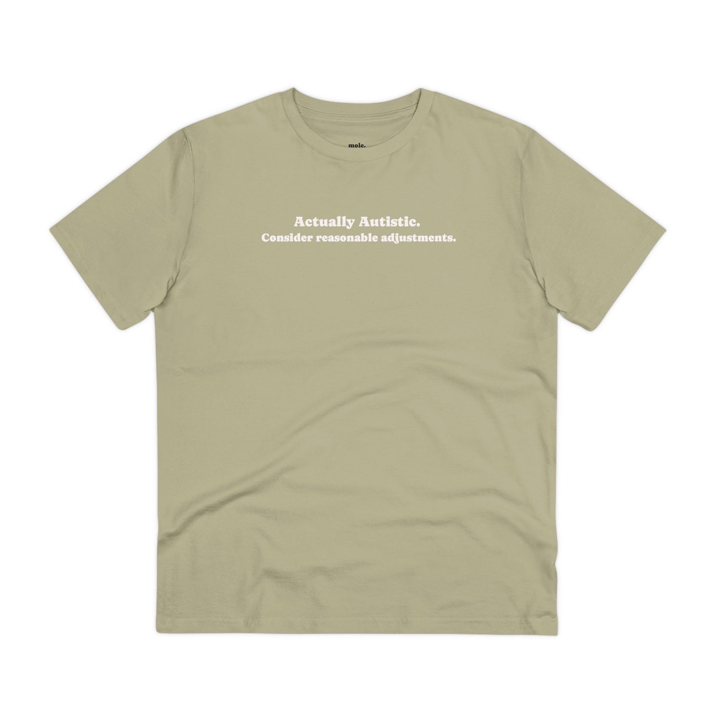 T-Shirt, Organic, Unisex, Actually Autistic