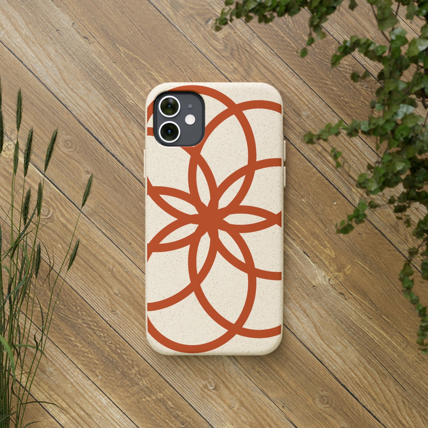 Phone Case, Biodegradable, Graphic Snowflake