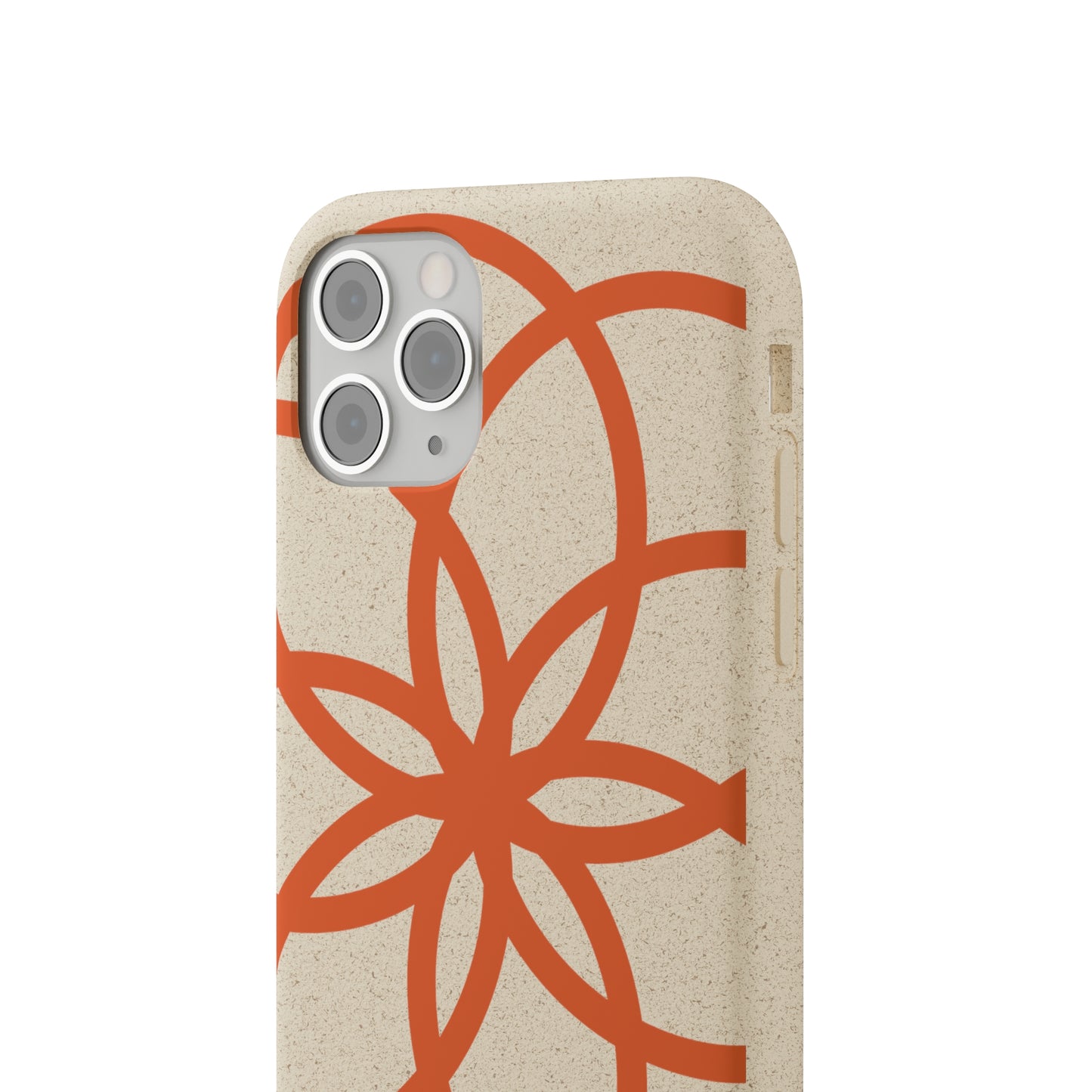 Phone Case, Biodegradable, Graphic Snowflake