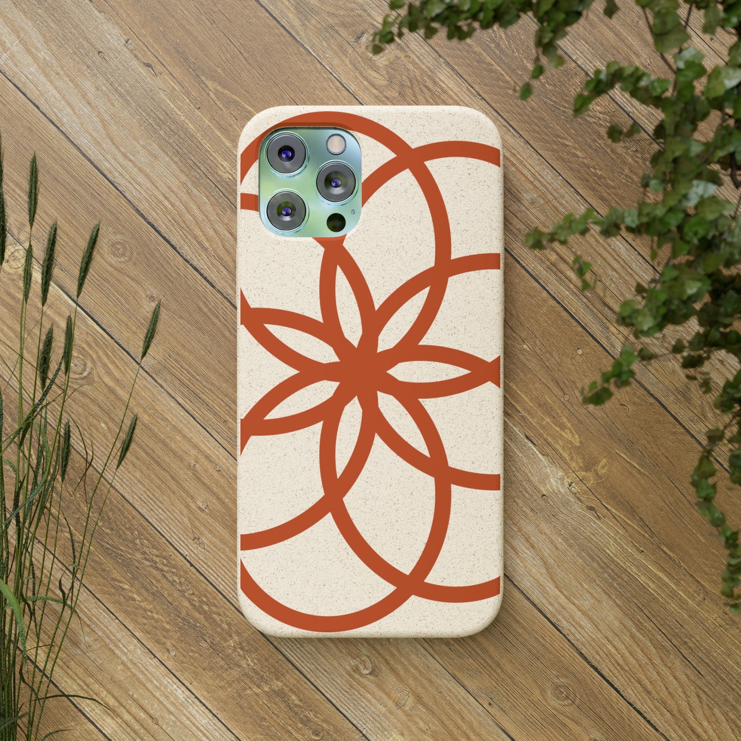 Phone Case, Biodegradable, Graphic Snowflake