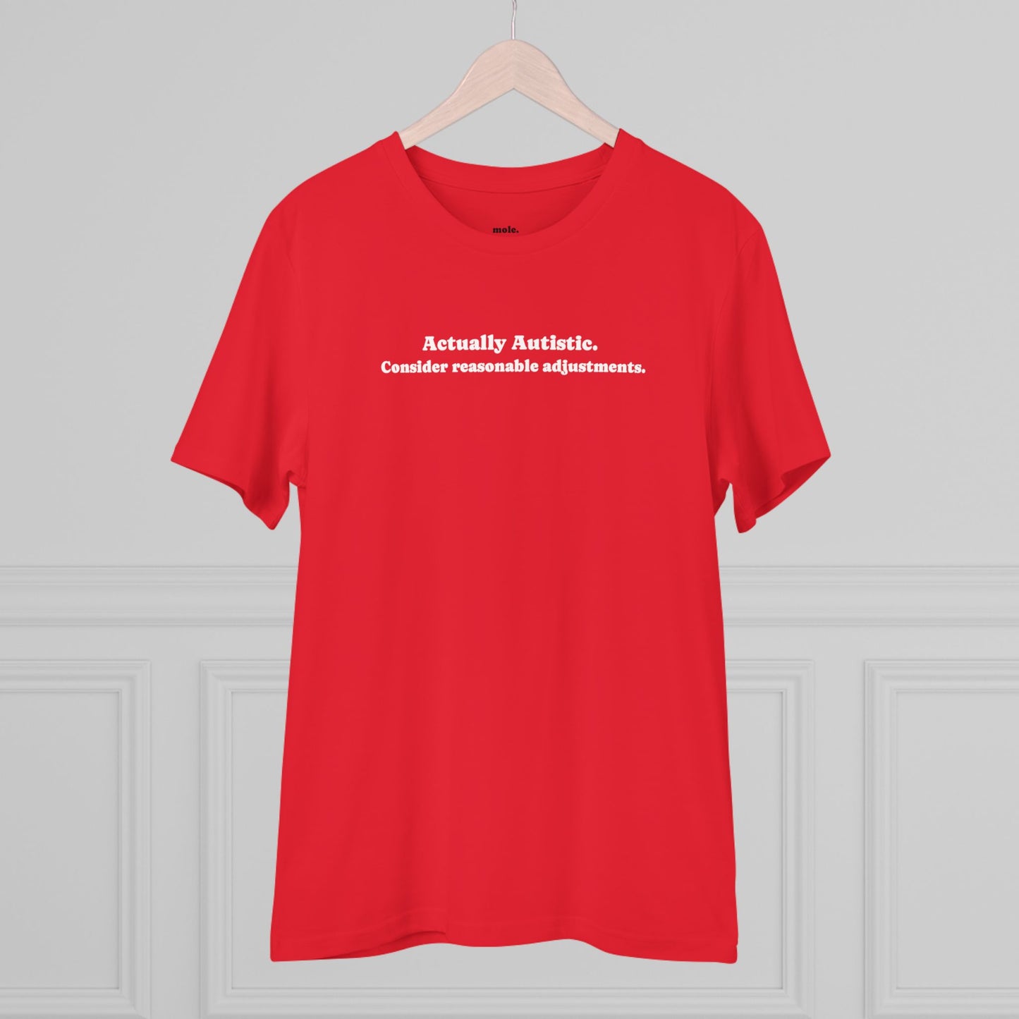 T-Shirt, Organic, Unisex, Actually Autistic