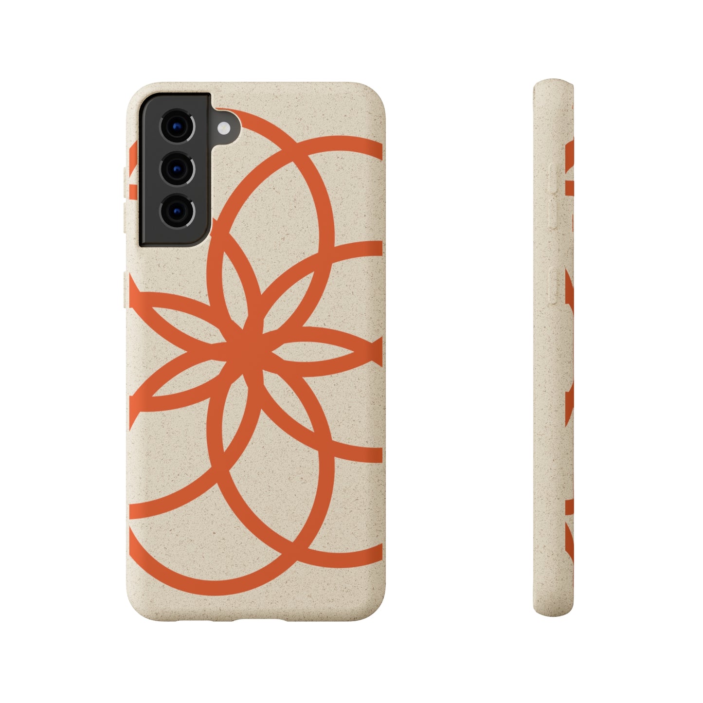 Phone Case, Biodegradable, Graphic Snowflake