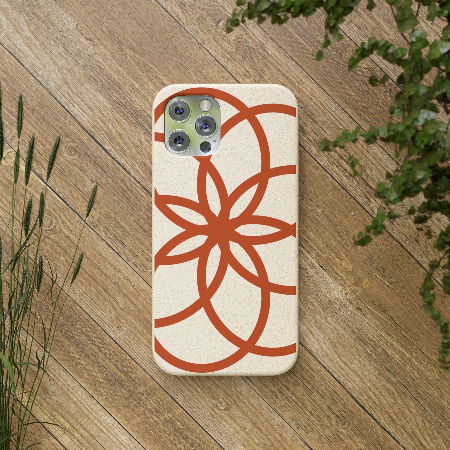 Phone Case, Biodegradable, Graphic Snowflake