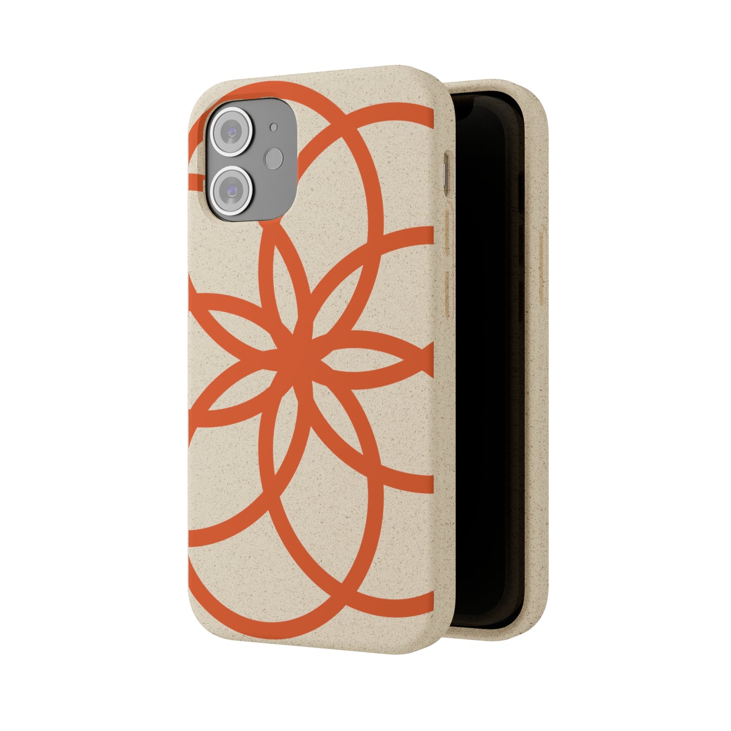 Phone Case, Biodegradable, Graphic Snowflake