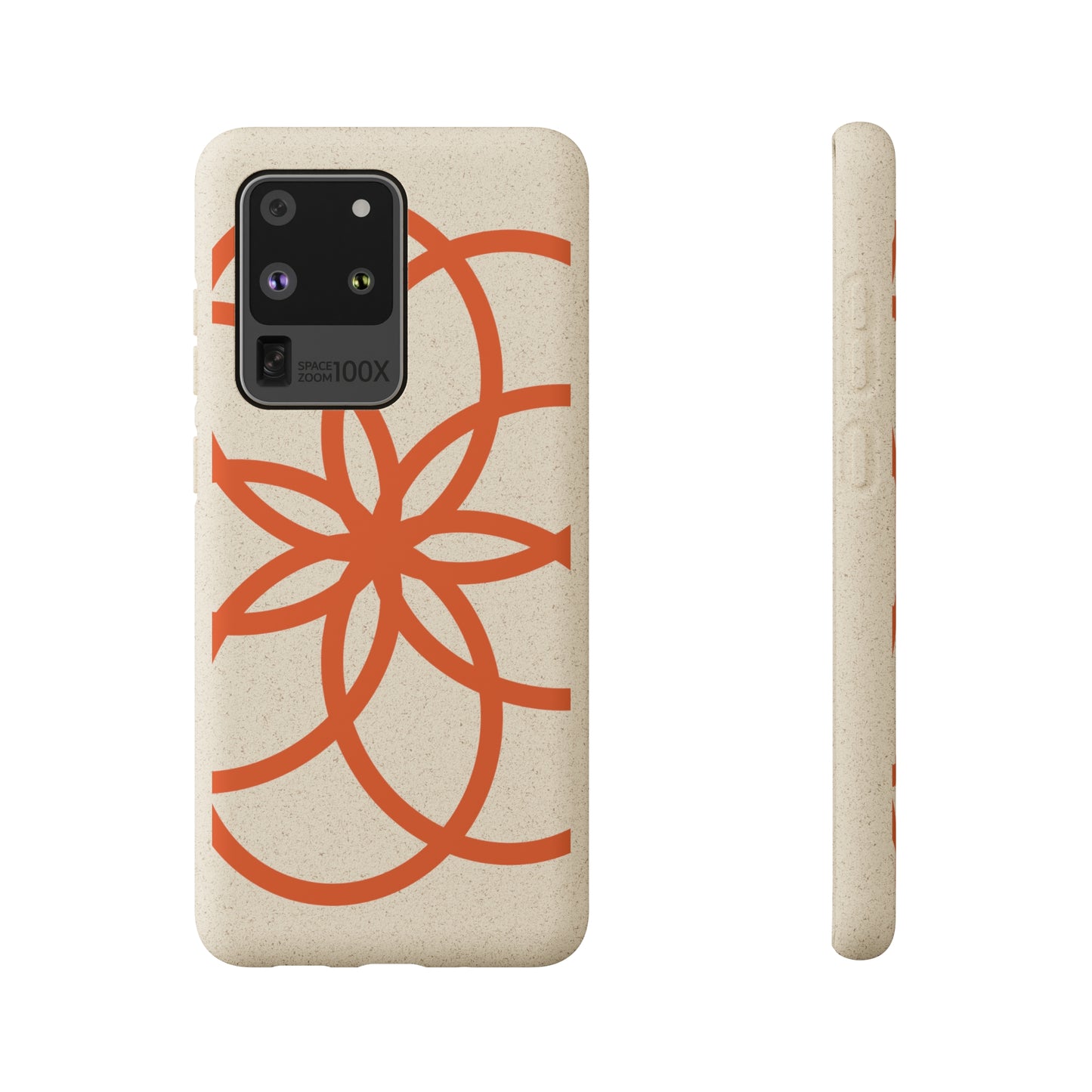 Phone Case, Biodegradable, Graphic Snowflake