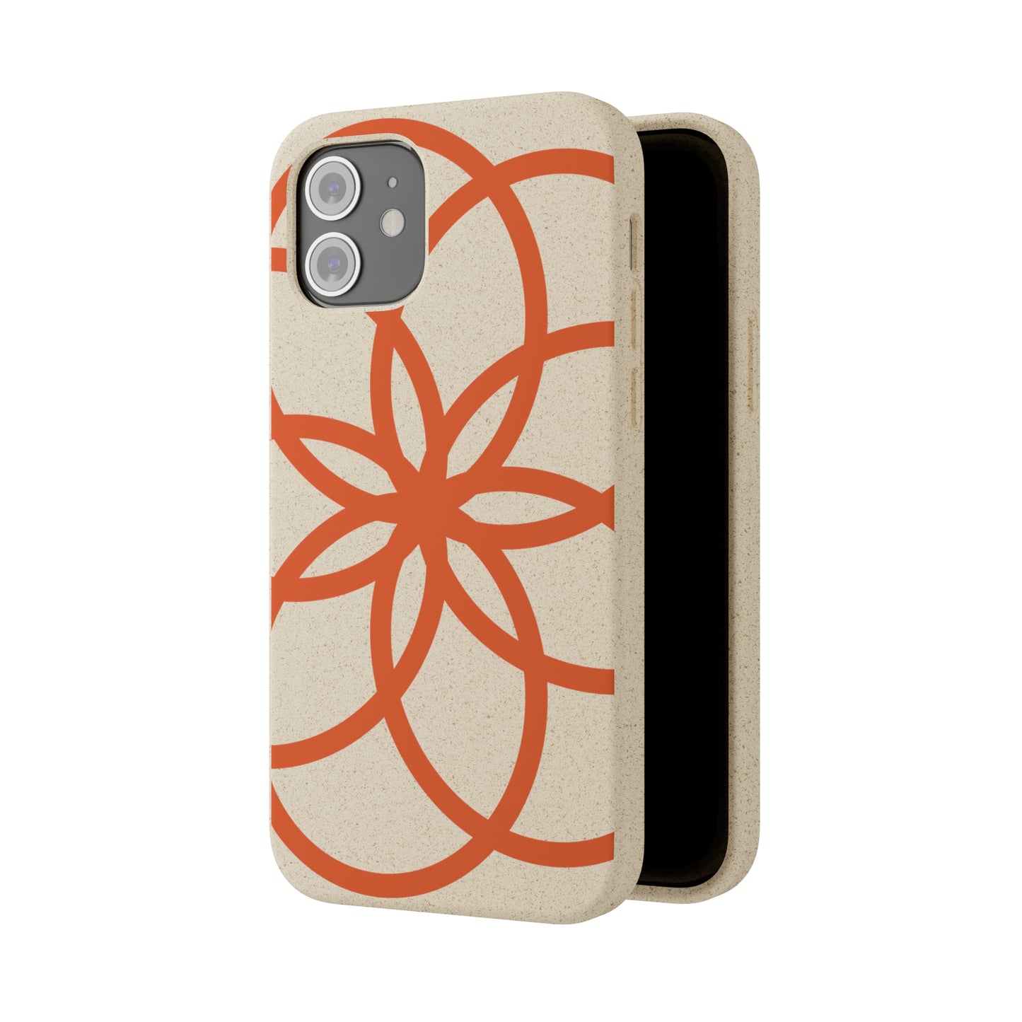 Phone Case, Biodegradable, Graphic Snowflake