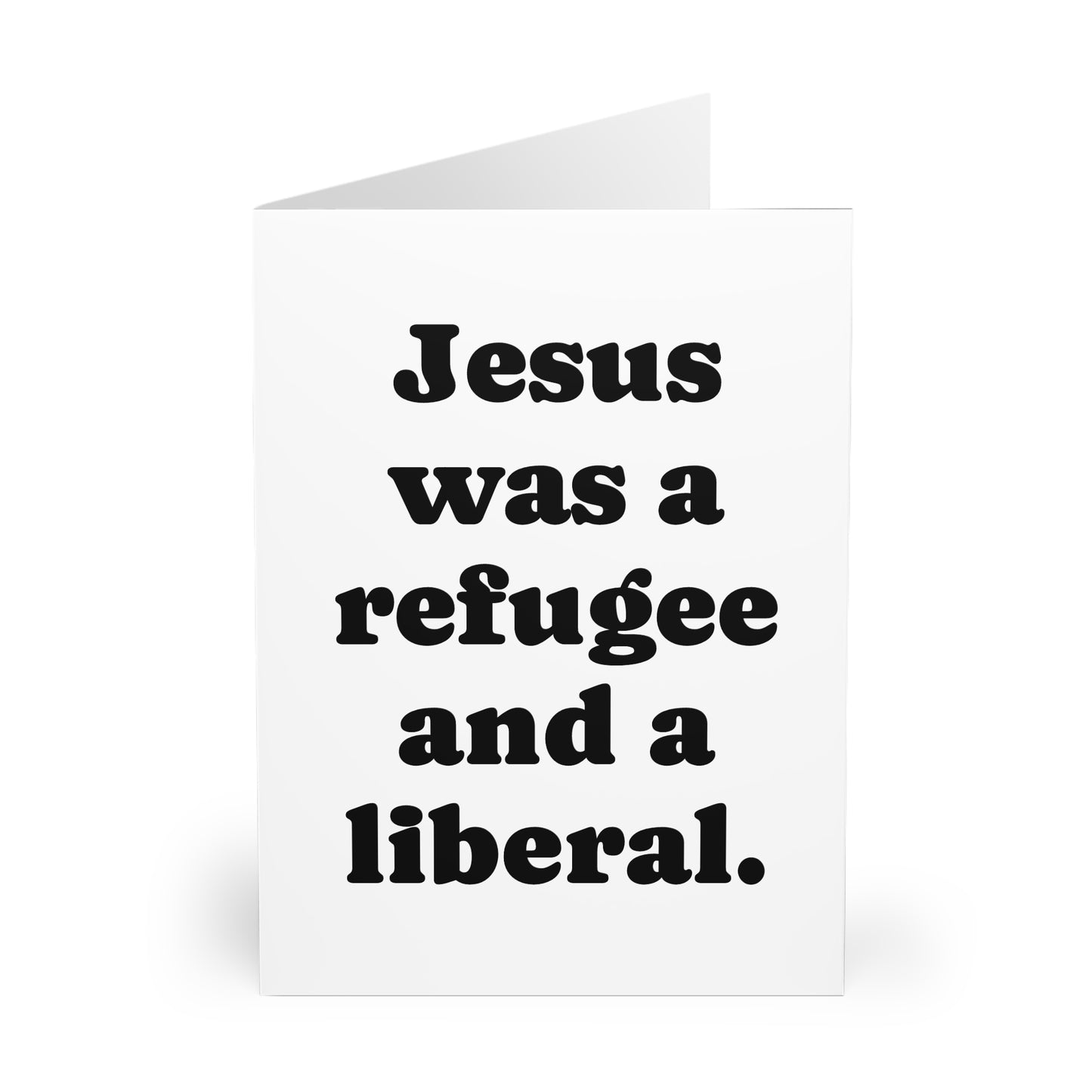 Greeting Cards, Christmas, Jesus was a refugee  (5 Pack)