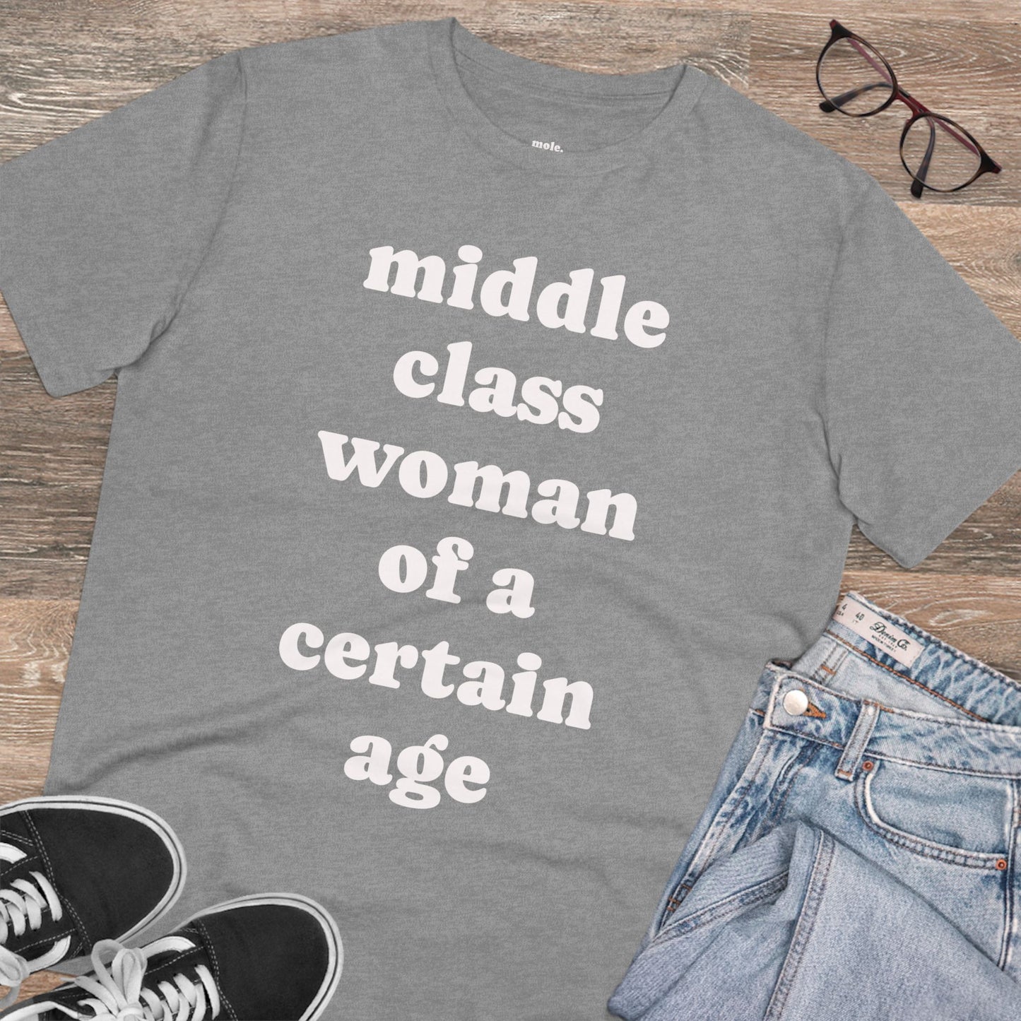 T-Shirt, Organic, Unisex, Certain Age (Large Text)