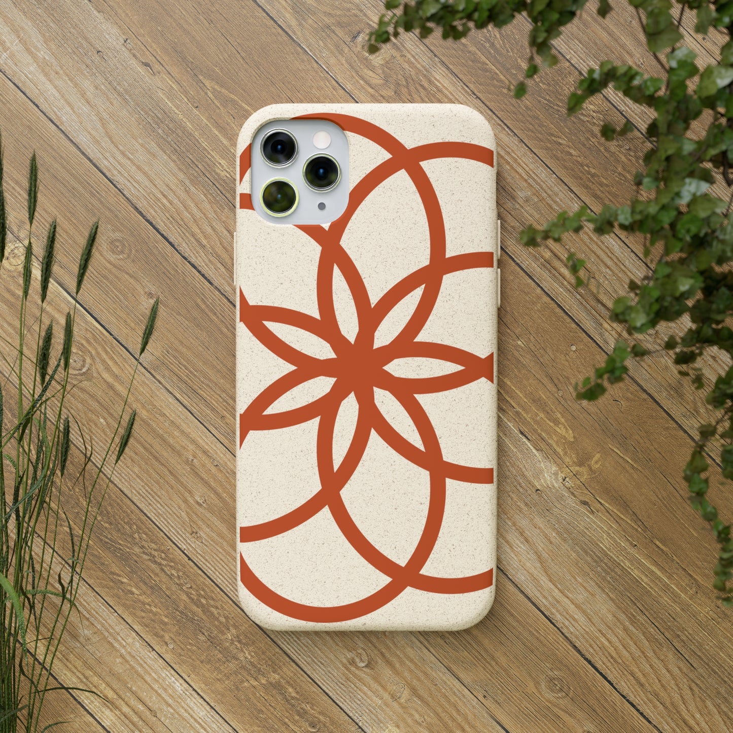 Phone Case, Biodegradable, Graphic Snowflake