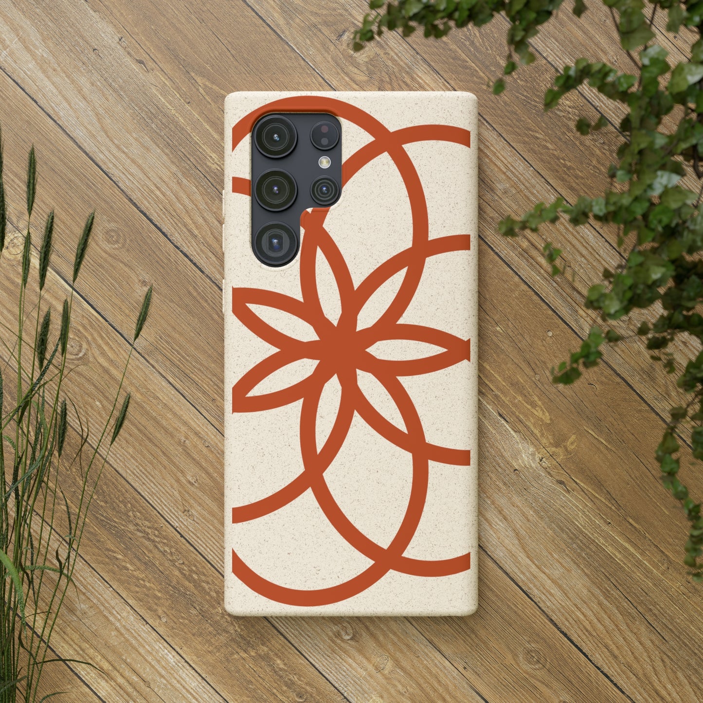 Phone Case, Biodegradable, Graphic Snowflake