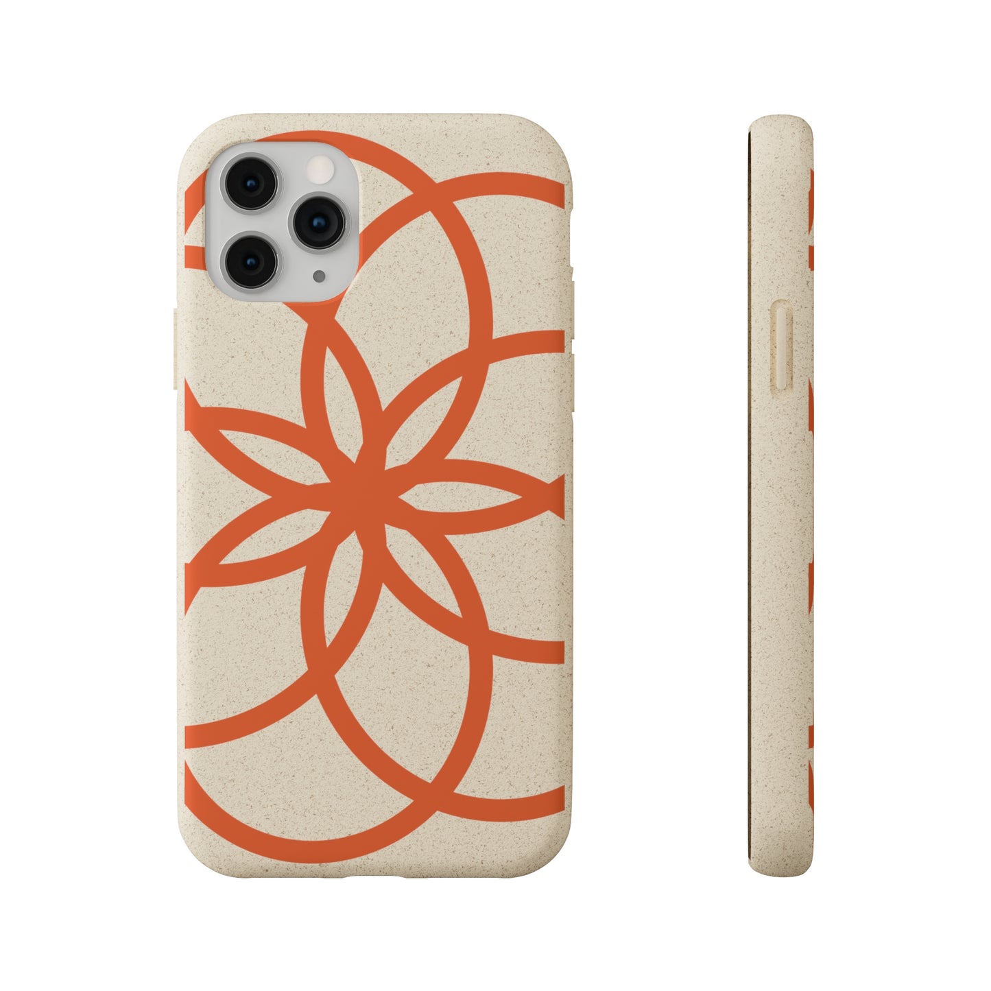 Phone Case, Biodegradable, Graphic Snowflake