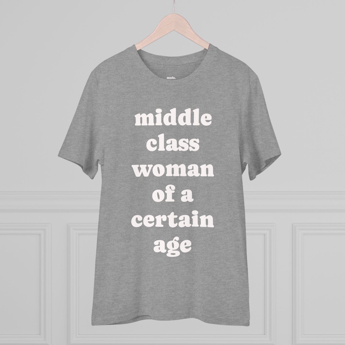 T-Shirt, Organic, Unisex, Certain Age (Large Text)