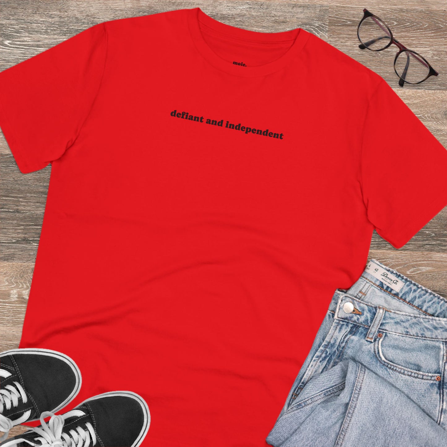 T-Shirt, Organic, Unisex, Defiant and Independent