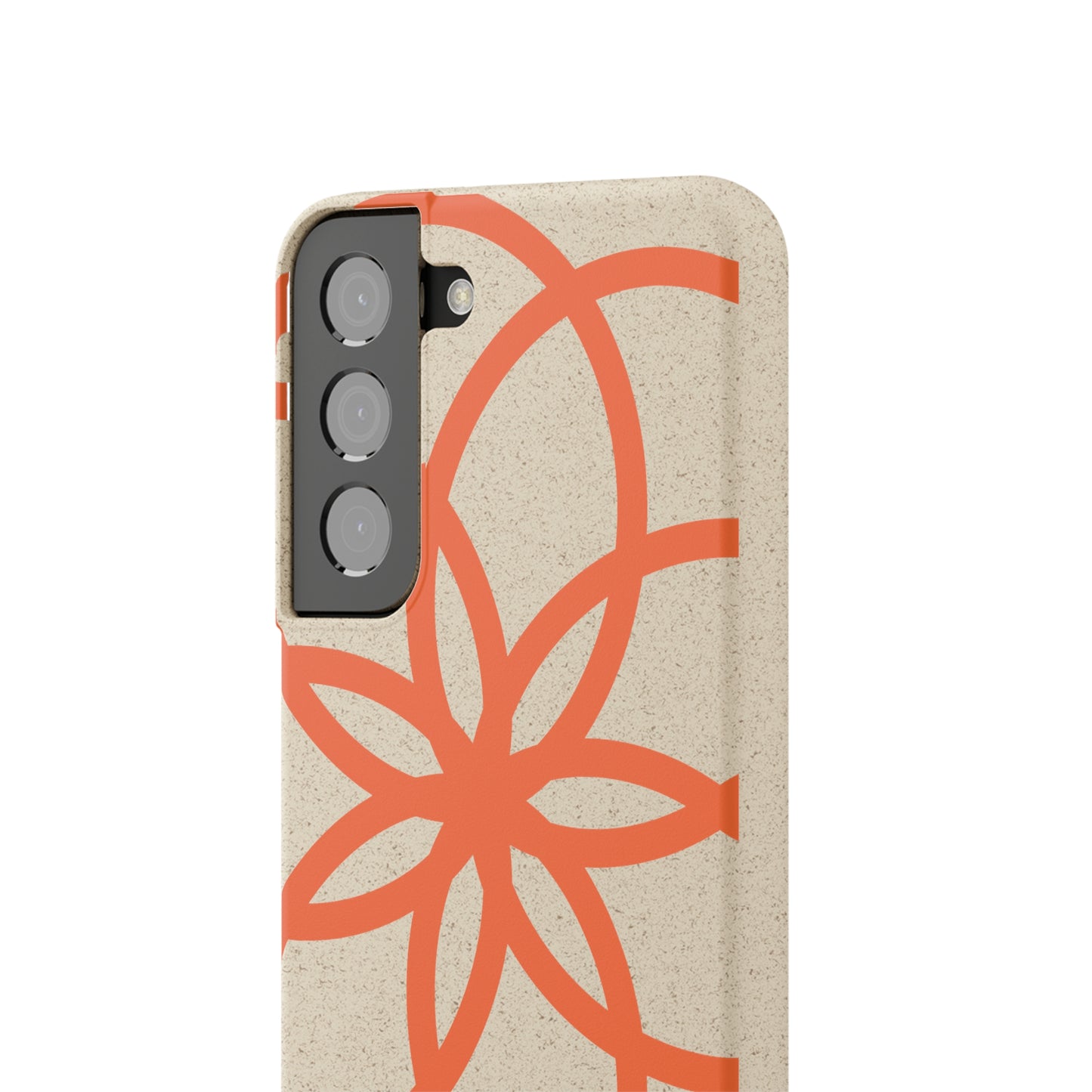 Phone Case, Biodegradable, Graphic Snowflake