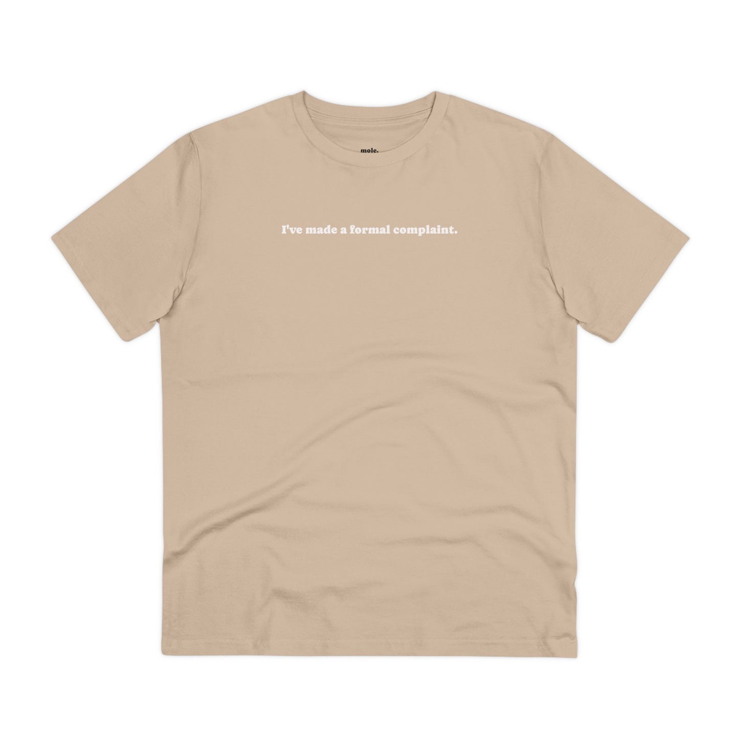 T-Shirt, Organic, Unisex, Formal Complaint