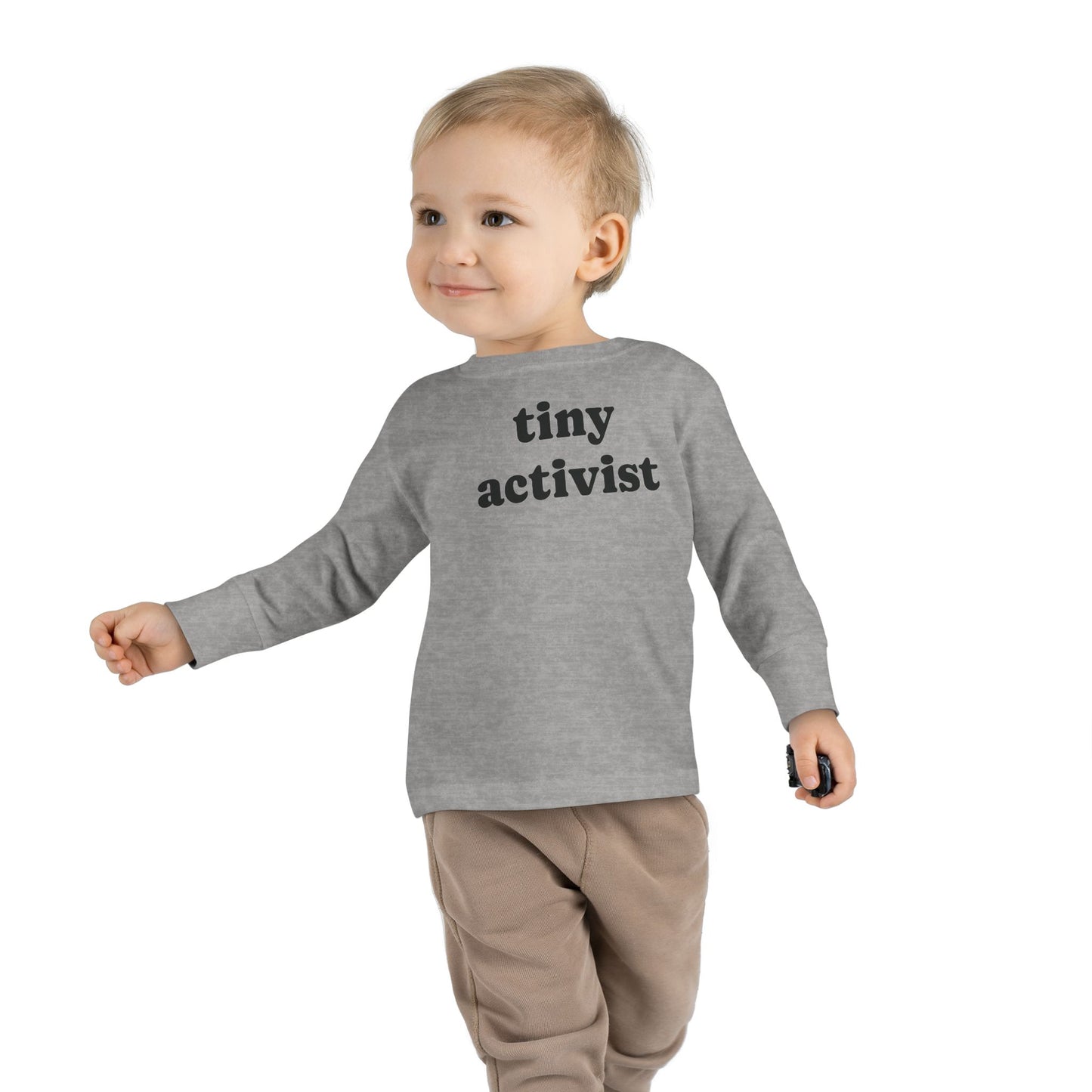 Long Sleeve Tee, Toddler, Tiny Activist