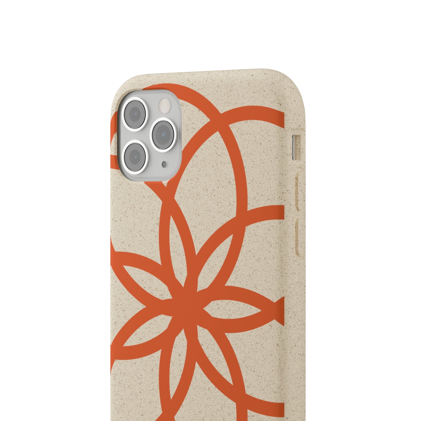 Phone Case, Biodegradable, Graphic Snowflake