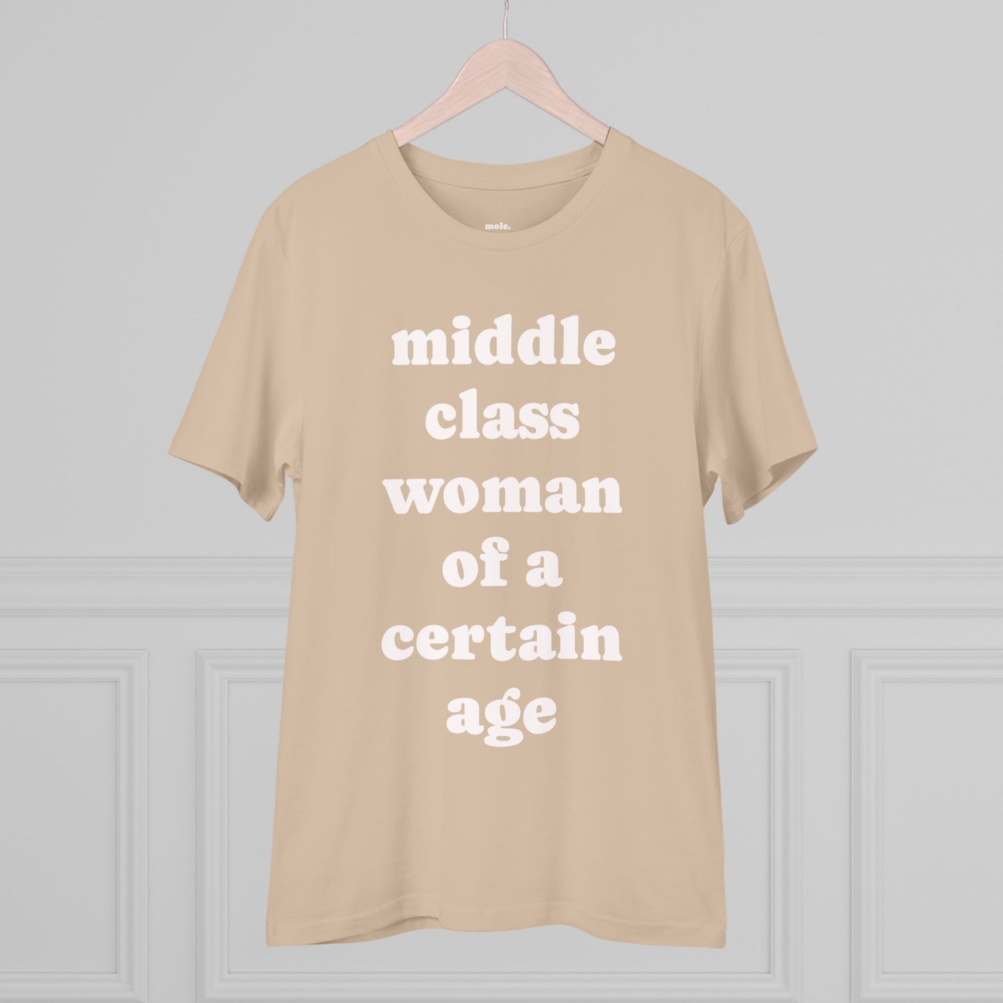 T-Shirt, Organic, Unisex, Certain Age (Large Text)