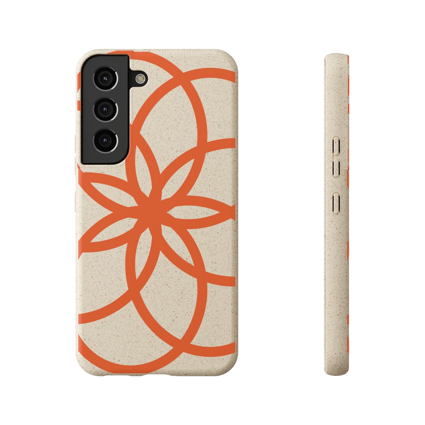 Phone Case, Biodegradable, Graphic Snowflake