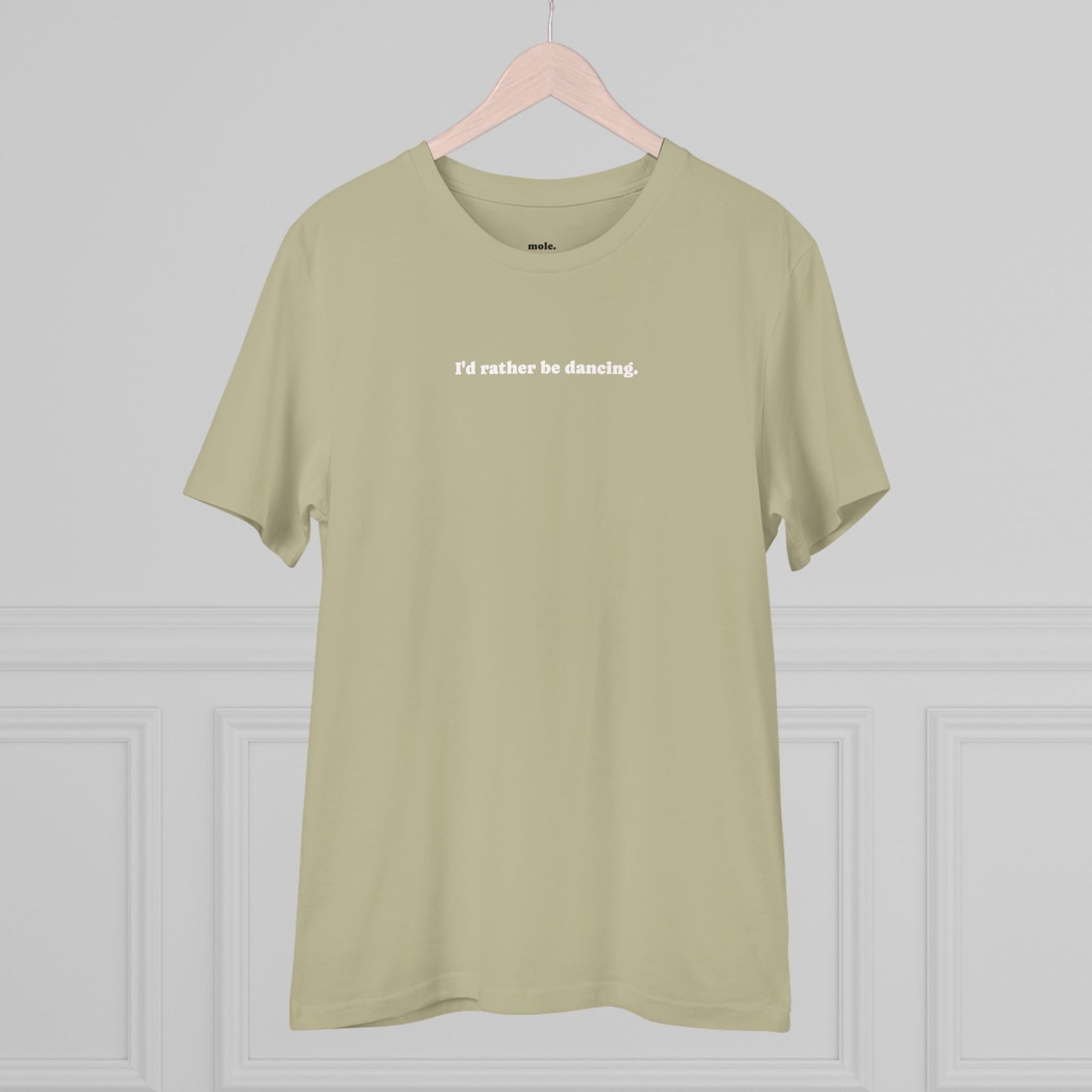 T-shirt, Organic Cotton, Unisex, I'd rather be dancing