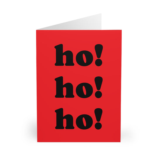 Greeting Cards, Ho! Ho! Ho!  (5 Pack)