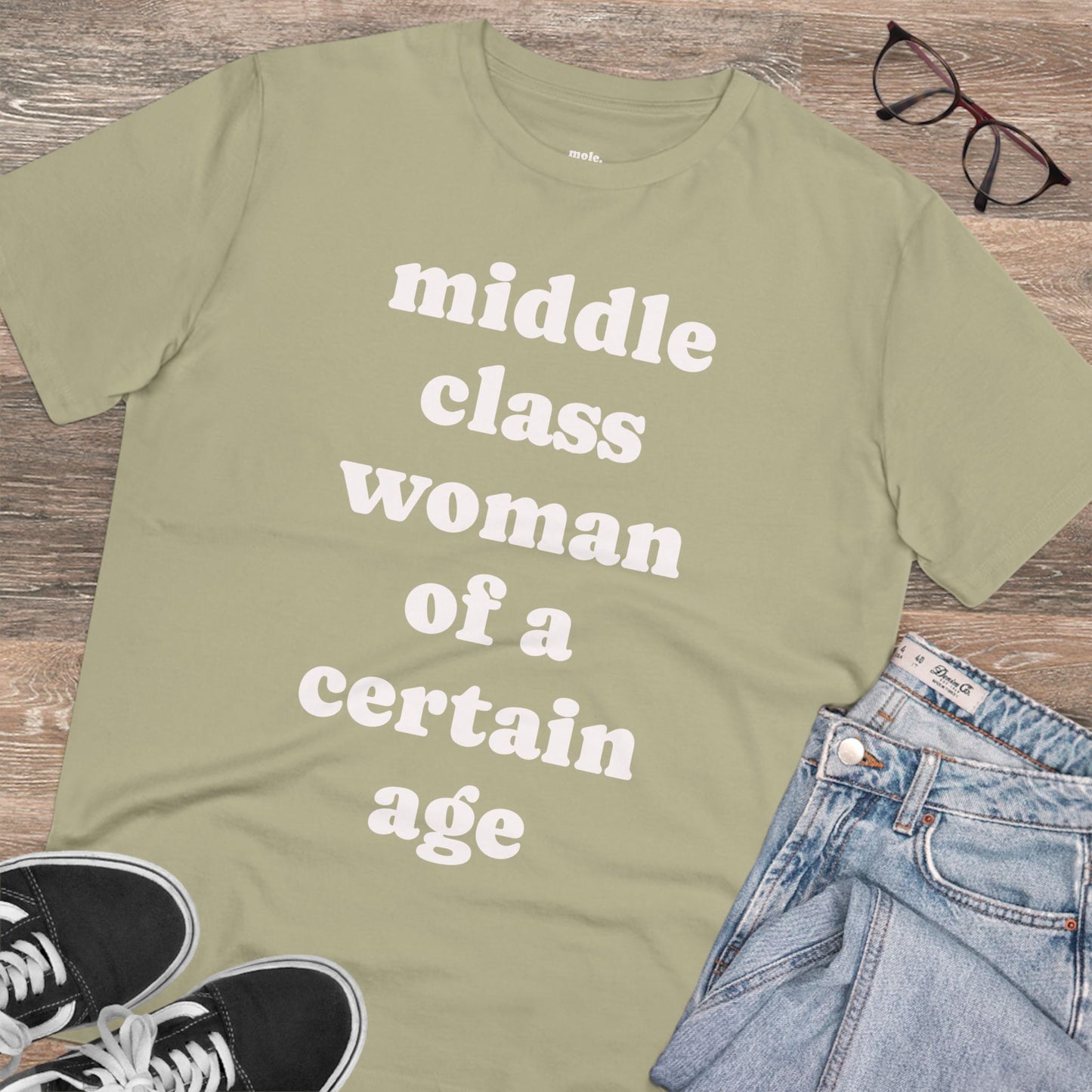 T-Shirt, Organic, Unisex, Certain Age (Large Text)