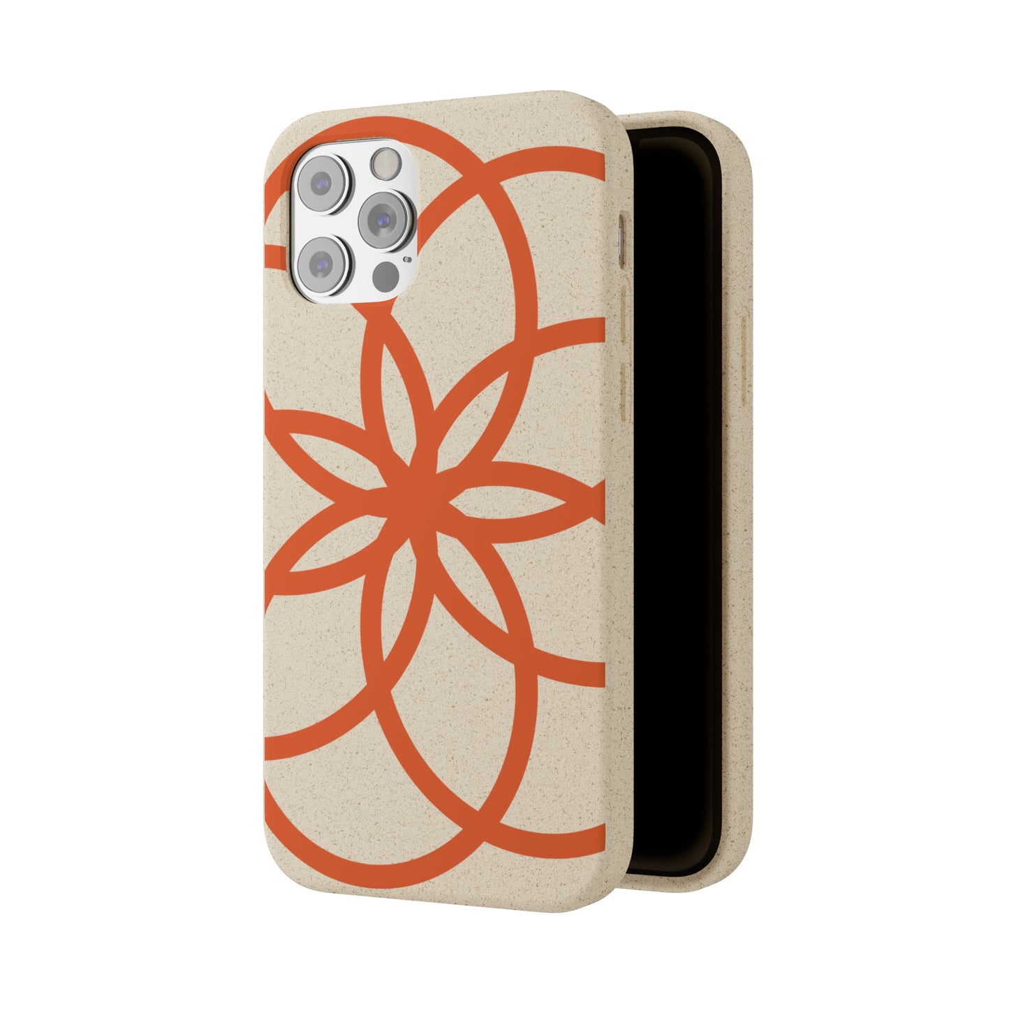 Phone Case, Biodegradable, Graphic Snowflake