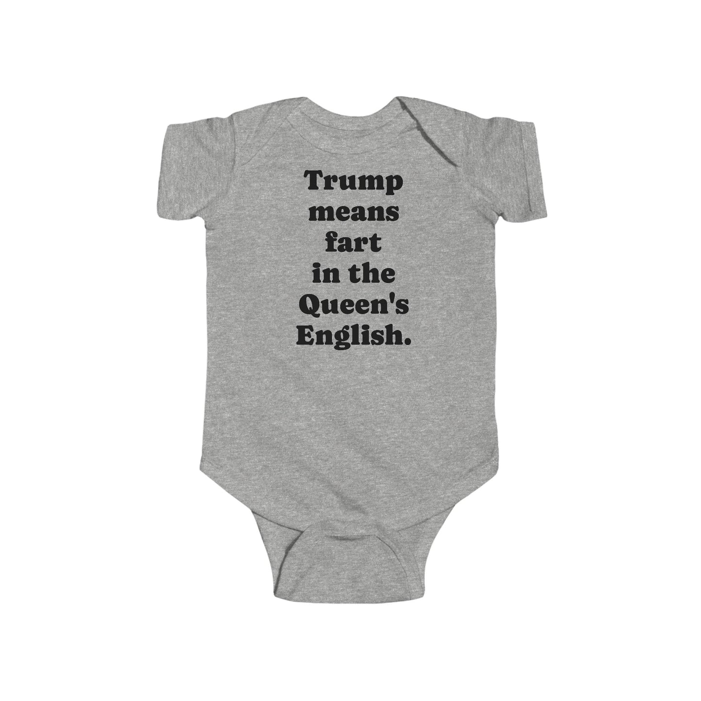 Bodysuit, Jersey, Infant, Trump Means Fart