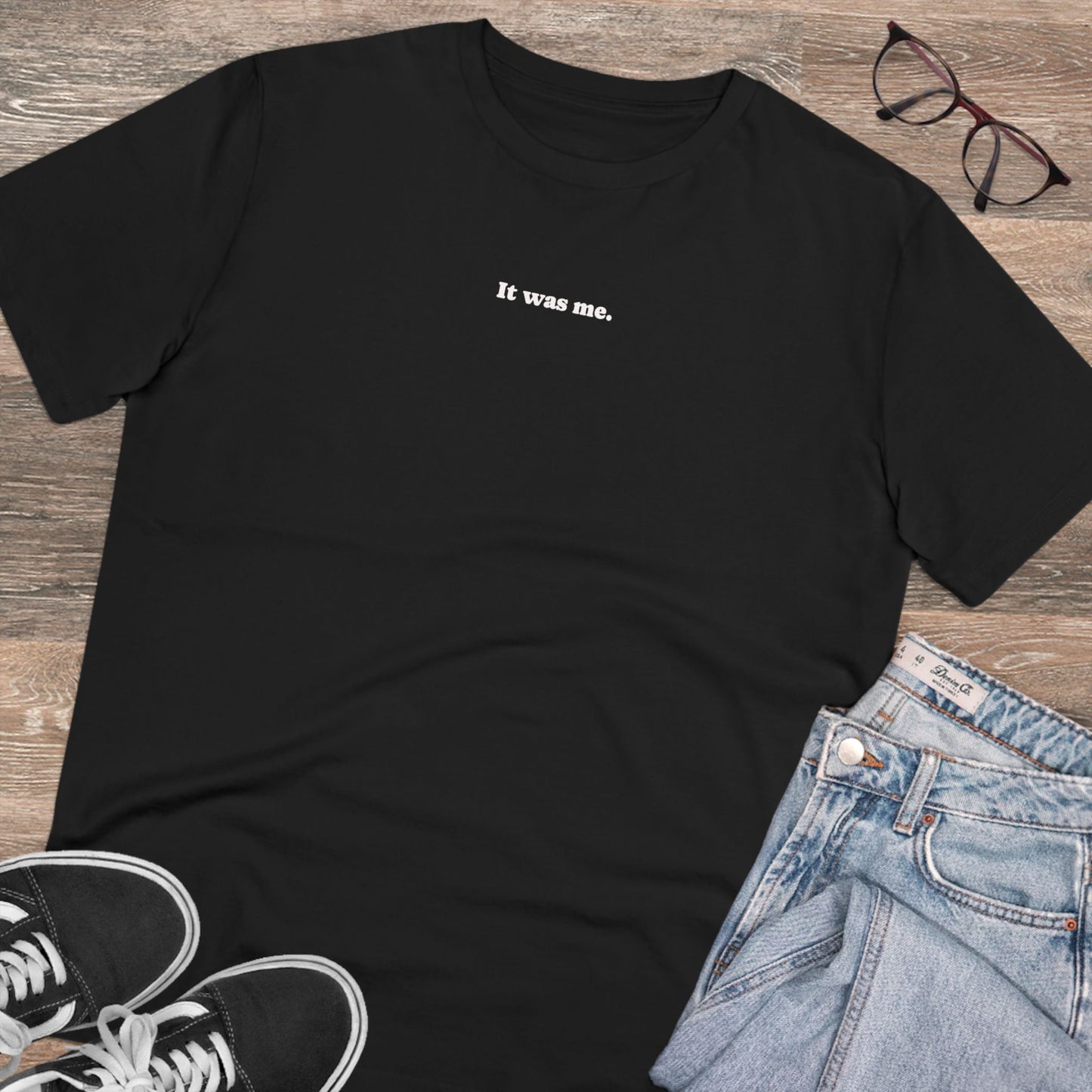 T-shirt, Organic Cotton, Unisex, I was me