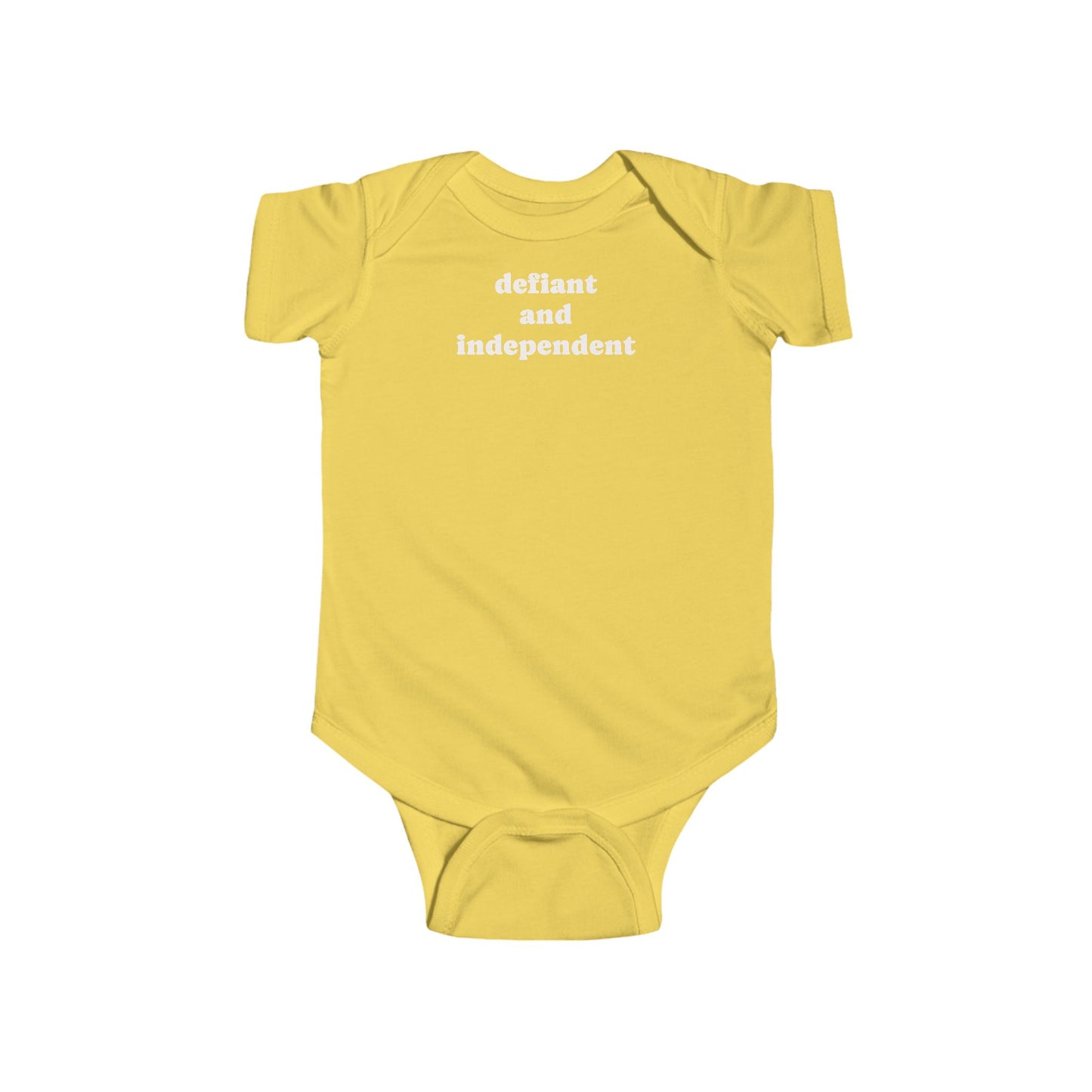 Bodysuit, Jersey, Infant, Defiant and Independent