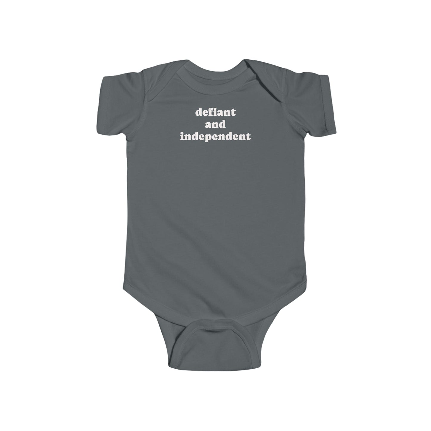 Bodysuit, Jersey, Infant, Defiant and Independent