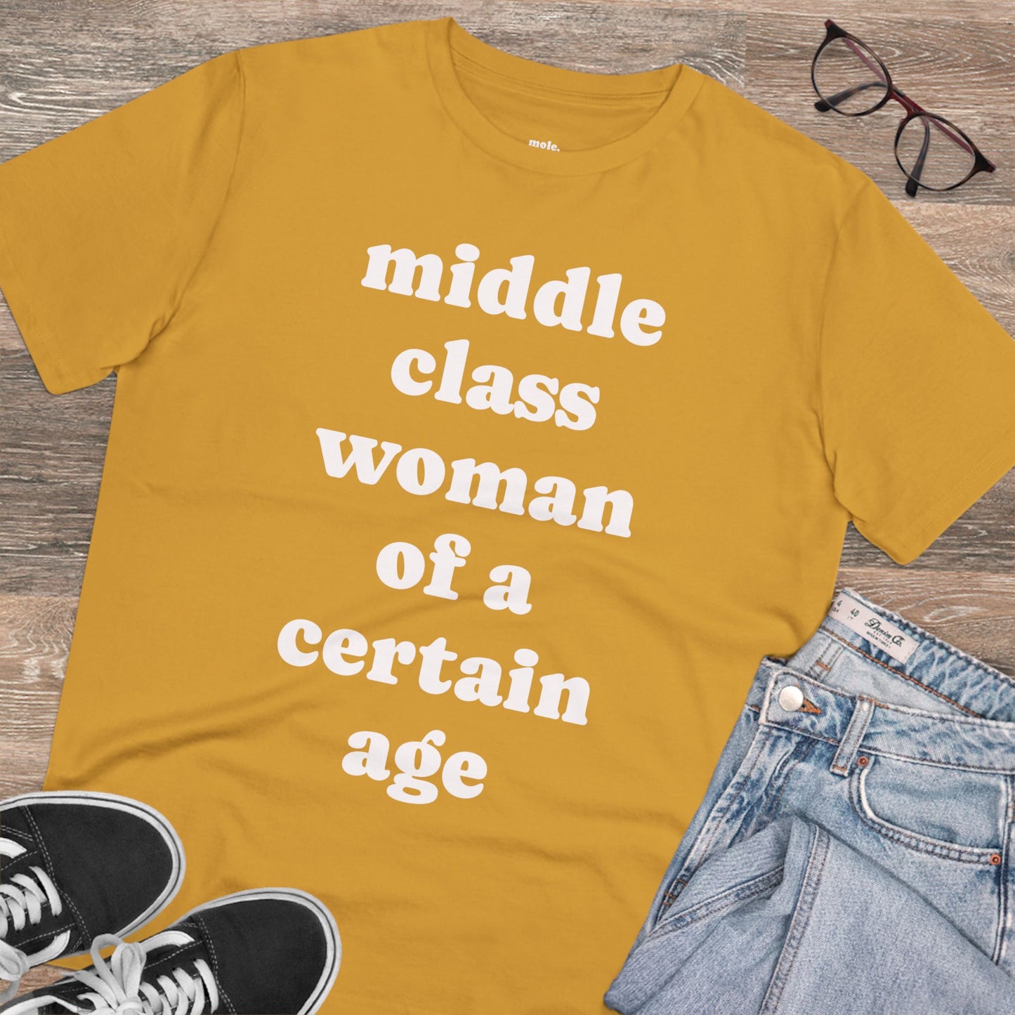 T-Shirt, Organic, Unisex, Certain Age (Large Text)