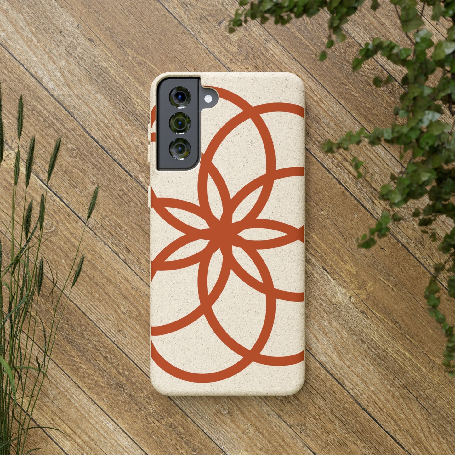 Phone Case, Biodegradable, Graphic Snowflake