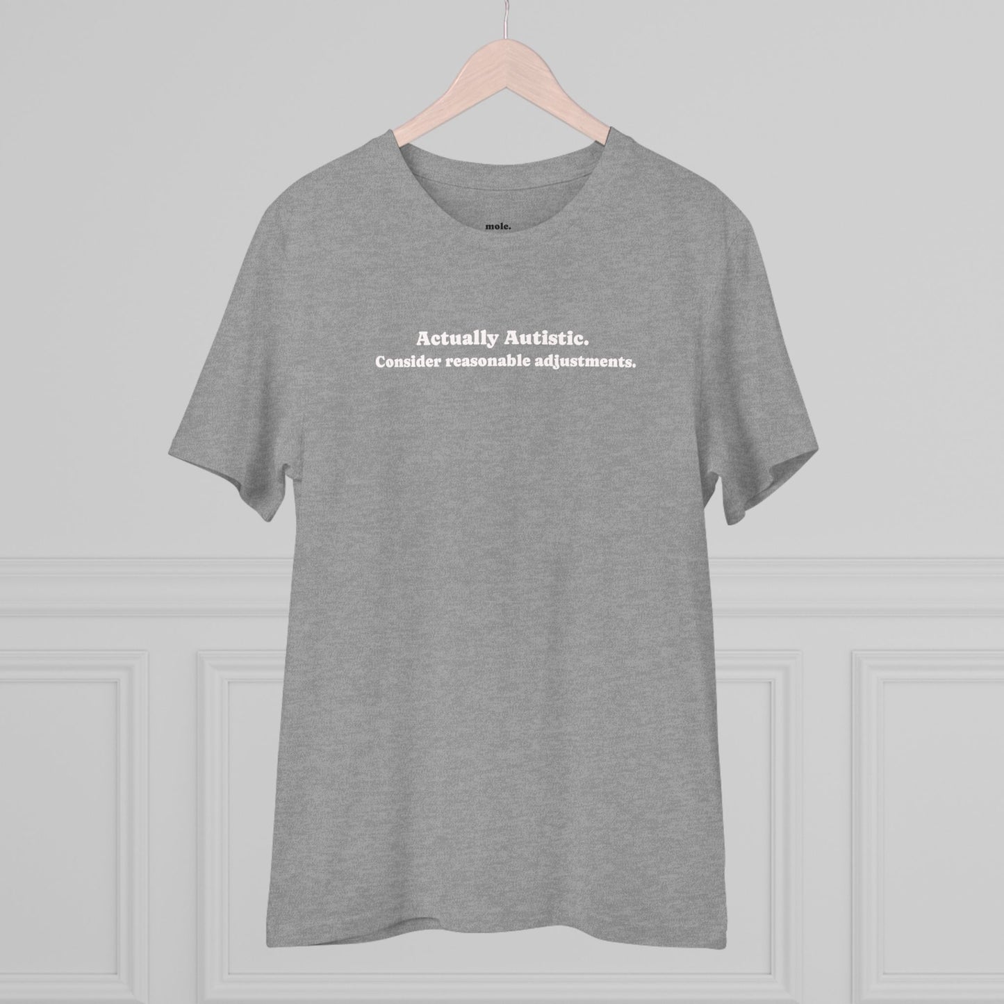 T-Shirt, Organic, Unisex, Actually Autistic