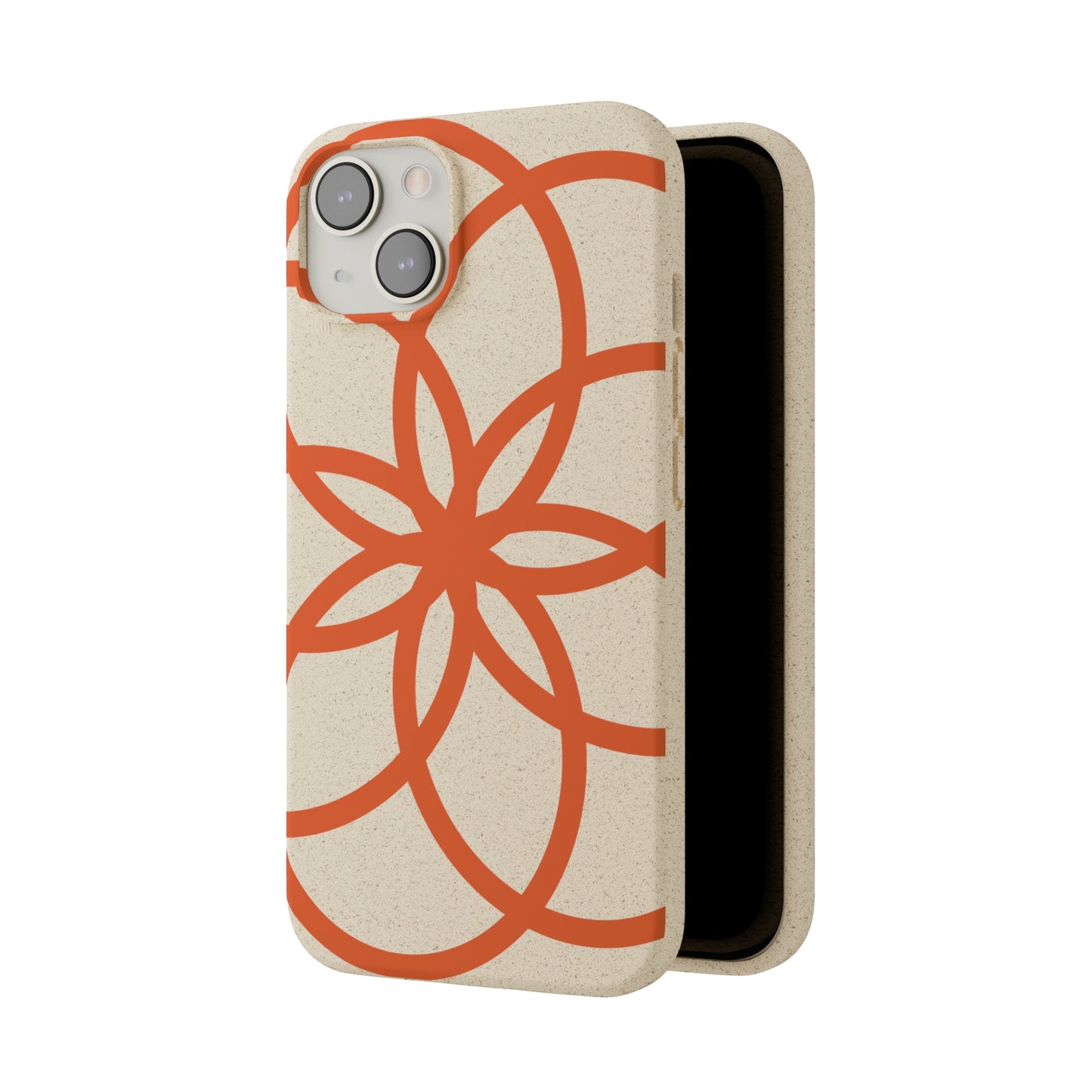 Phone Case, Biodegradable, Graphic Snowflake