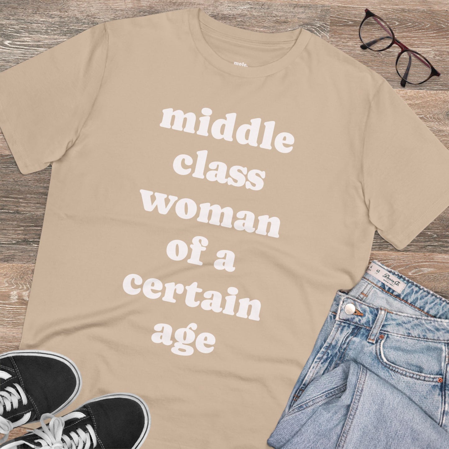 T-Shirt, Organic, Unisex, Certain Age (Large Text)