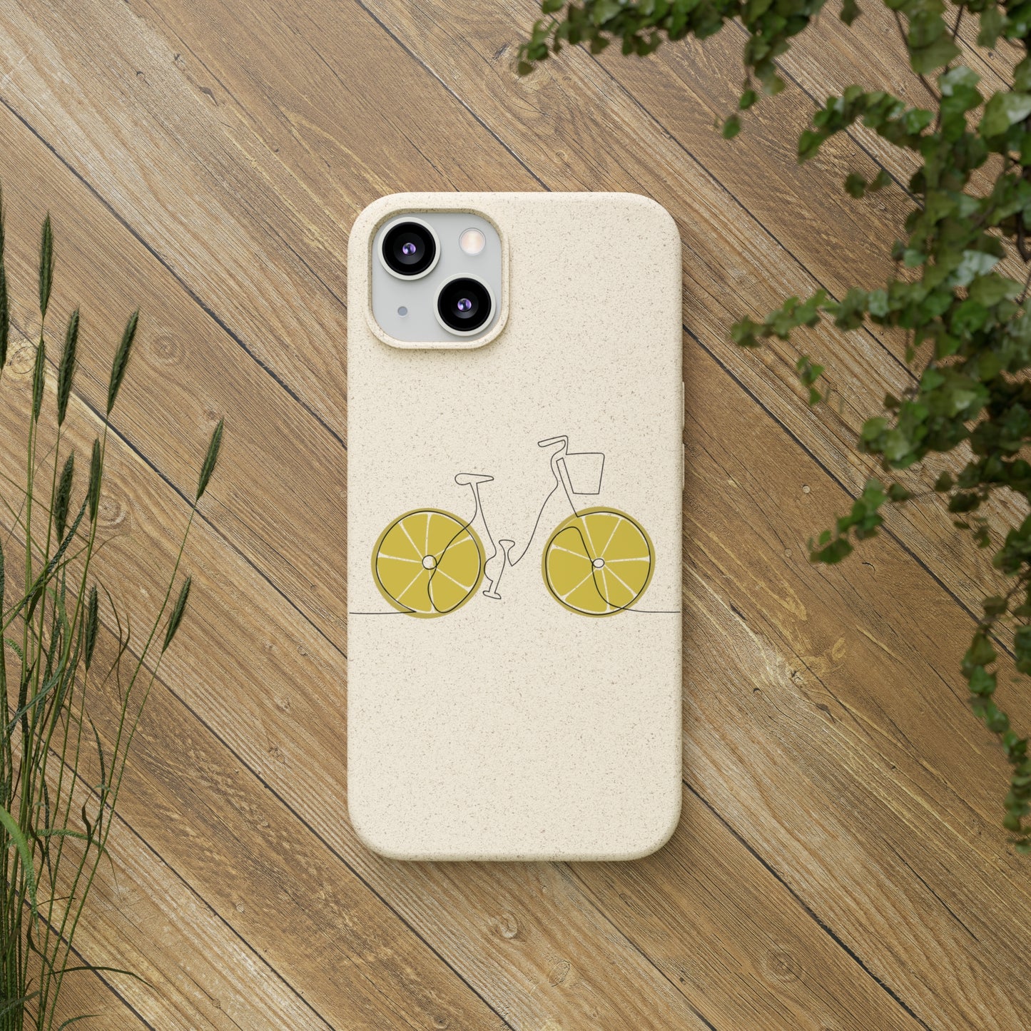 Phone Case, Biodegradable, Pedal Bike