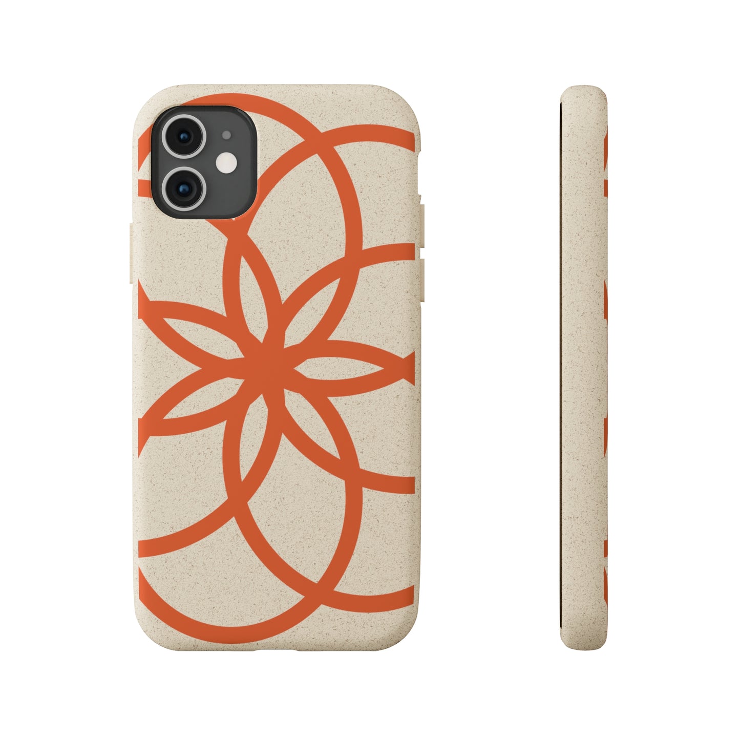 Phone Case, Biodegradable, Graphic Snowflake