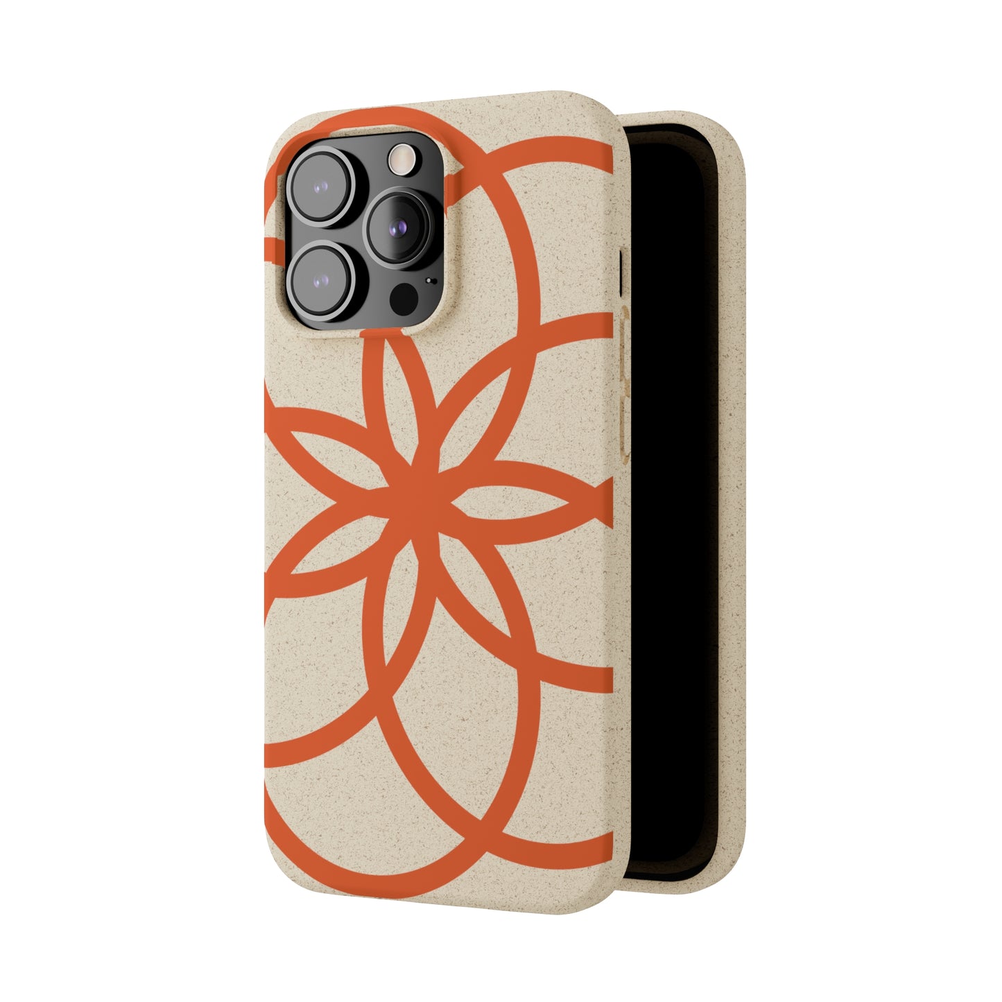 Phone Case, Biodegradable, Graphic Snowflake