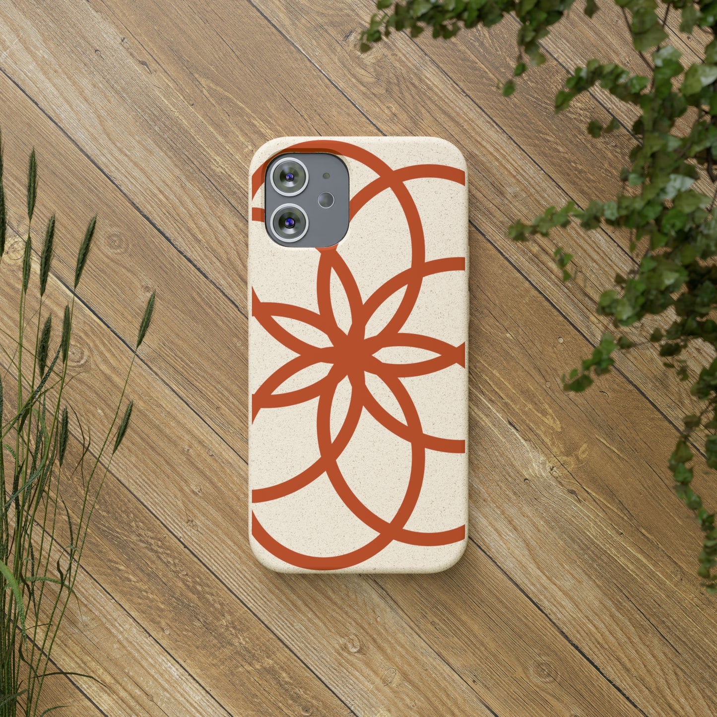 Phone Case, Biodegradable, Graphic Snowflake