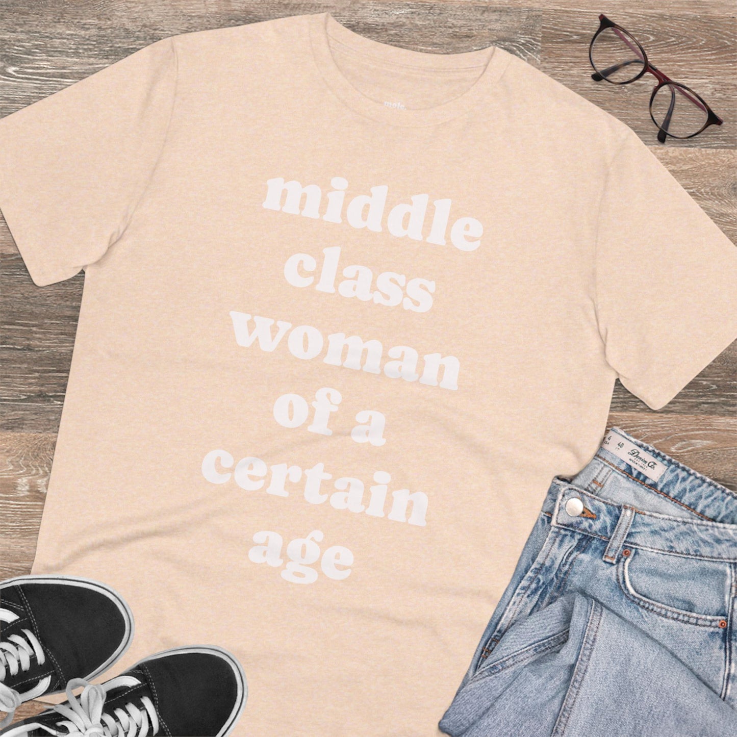 T-Shirt, Organic, Unisex, Certain Age (Large Text)