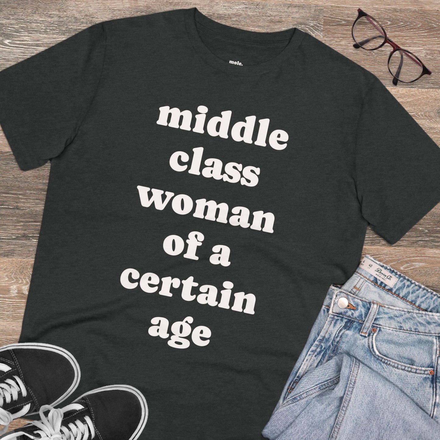 T-Shirt, Organic, Unisex, Certain Age (Large Text)