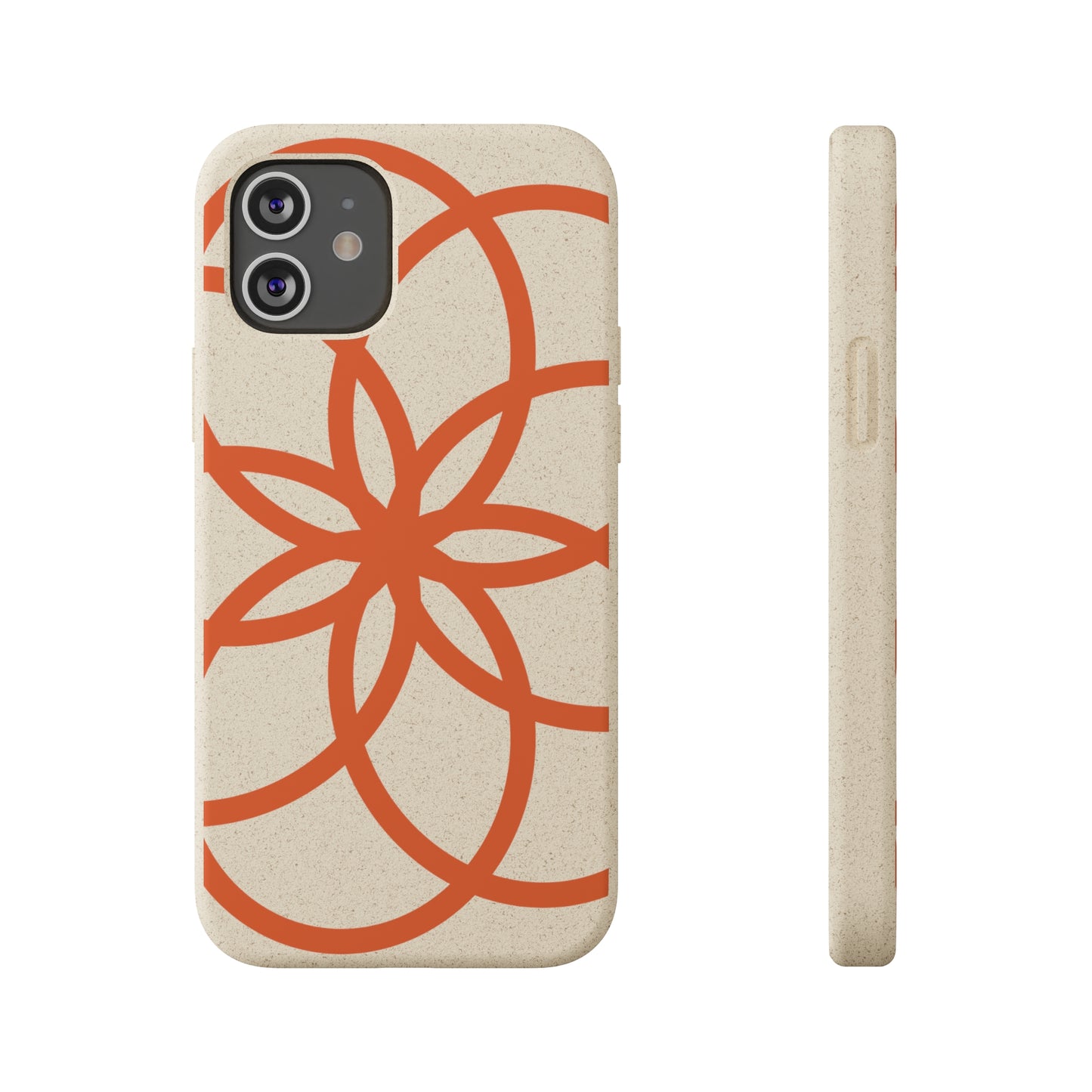 Phone Case, Biodegradable, Graphic Snowflake