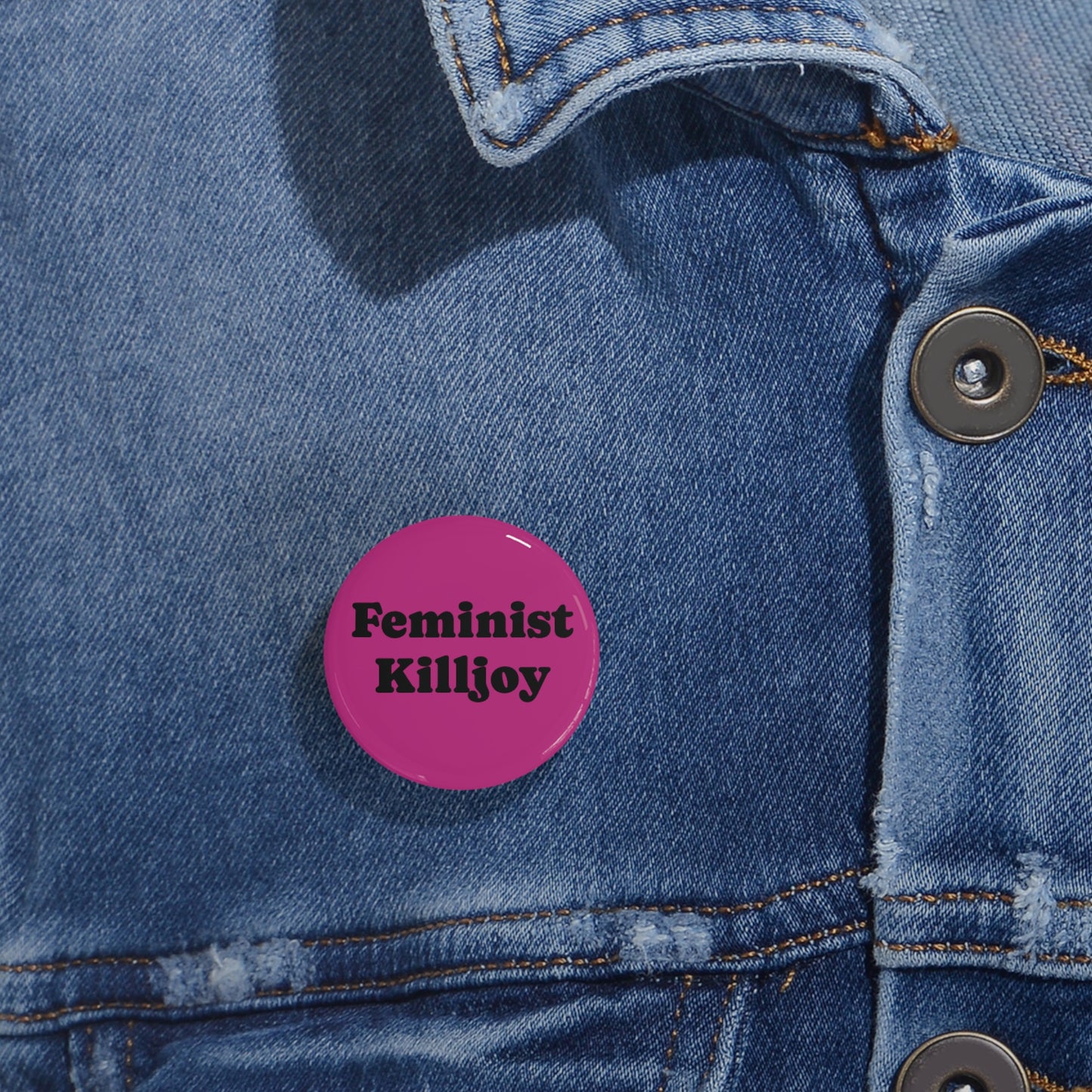 Pin, Feminist Killjoy (pink)