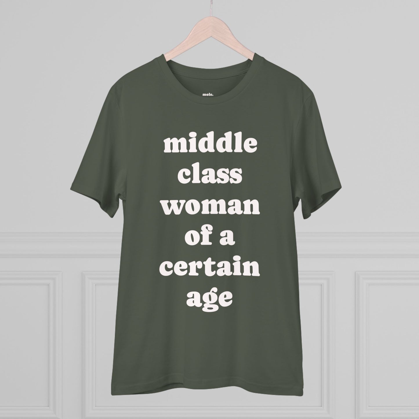 T-Shirt, Organic, Unisex, Certain Age (Large Text)