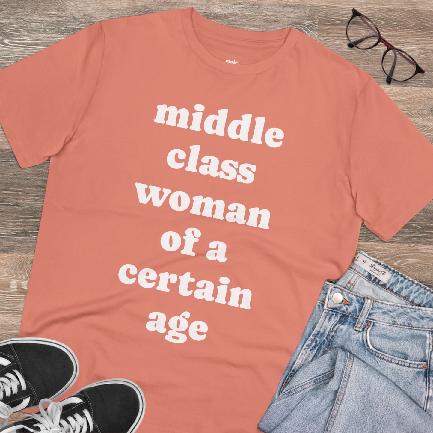 T-Shirt, Organic, Unisex, Certain Age (Large Text)