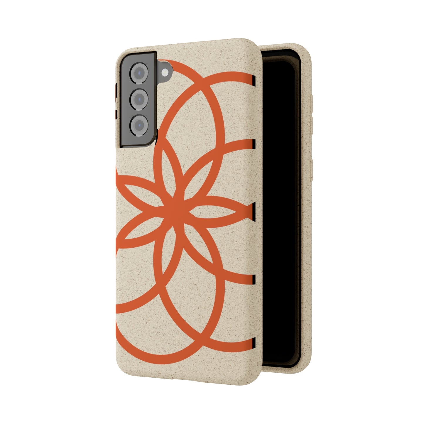 Phone Case, Biodegradable, Graphic Snowflake